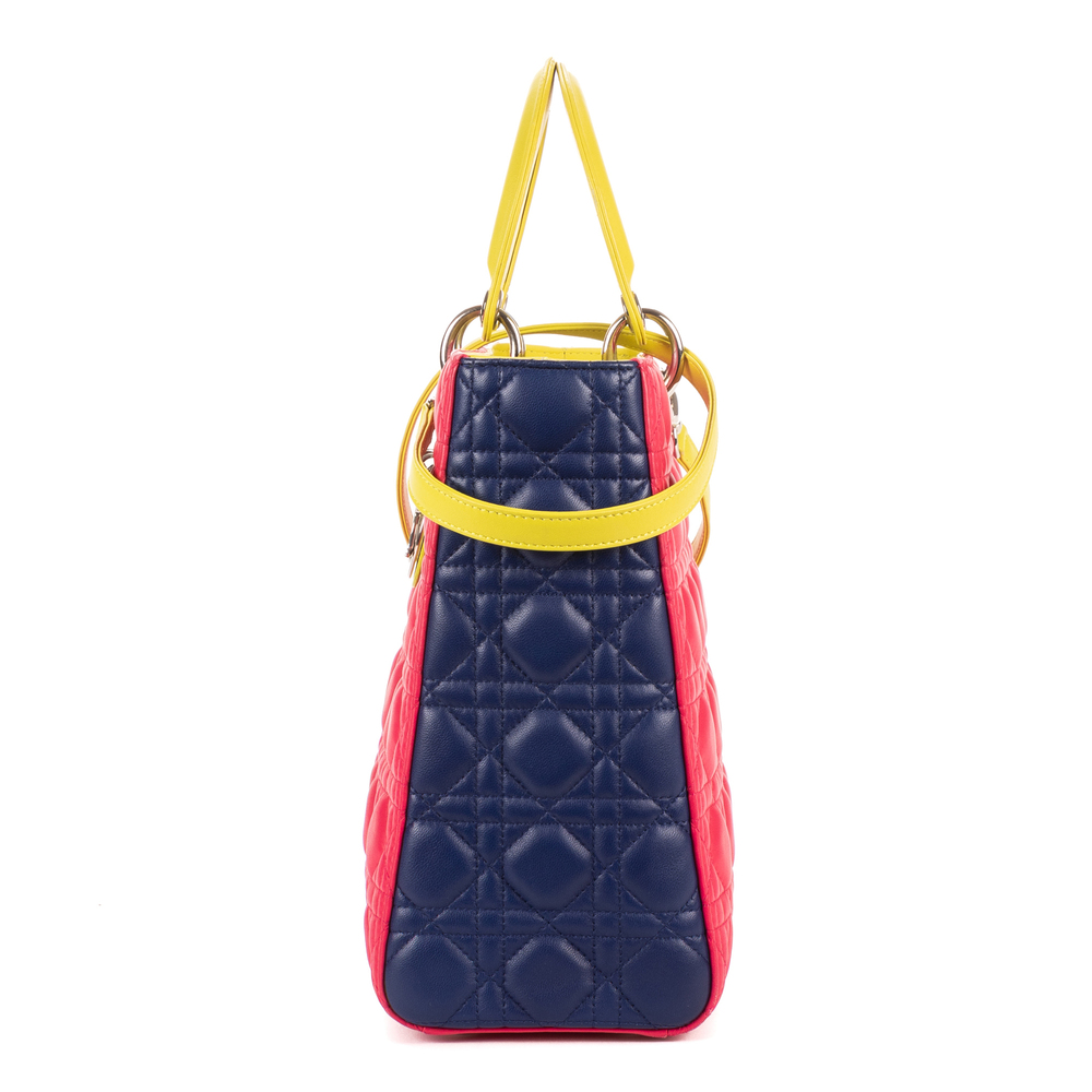 Christian Dior Lady Dior Tricolor Large - Picture 3 of 11